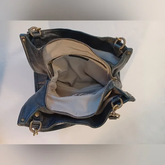 American Leather Company Black Satchel Purse - Picture 14 of 15